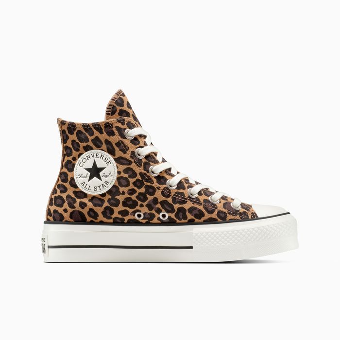 Chuck Taylor All Star Lift Platform Leopard Suede